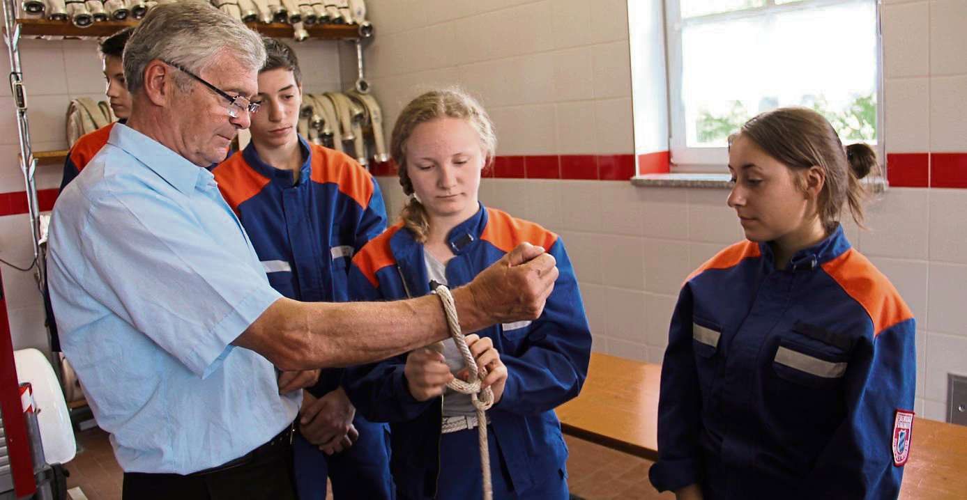 Jugendflamme Stufen 1 und 2 in Pillmersried Feuerwehr Landkreis Cham