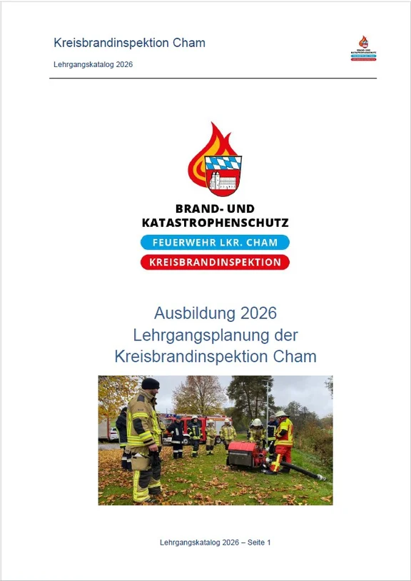 Lehrgangskatalog der Kreisbrandinspektion Cham